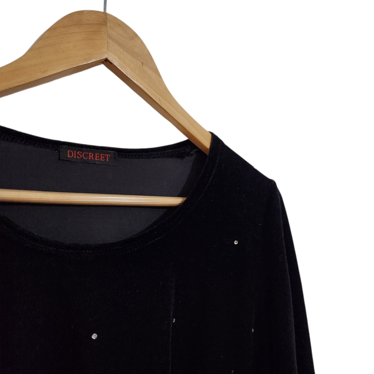 DISCREET | חולצת קטיפה ארוכה לאישה מידה XL