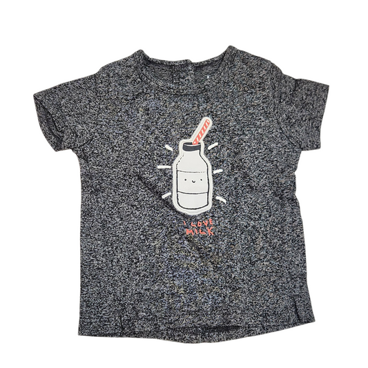 KIABI | חולצה קצרה לילדים גיל 0-3 חודשים