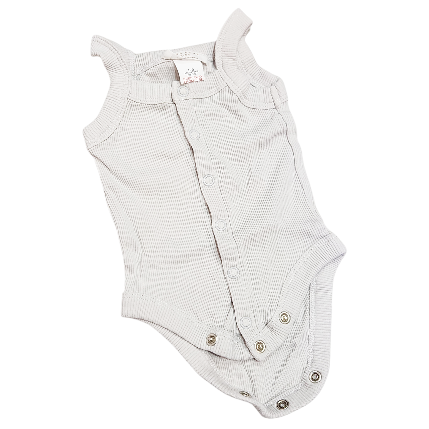 ZARA | בגד גוף קייצי לתינוקות גיל 0-3 חודשים