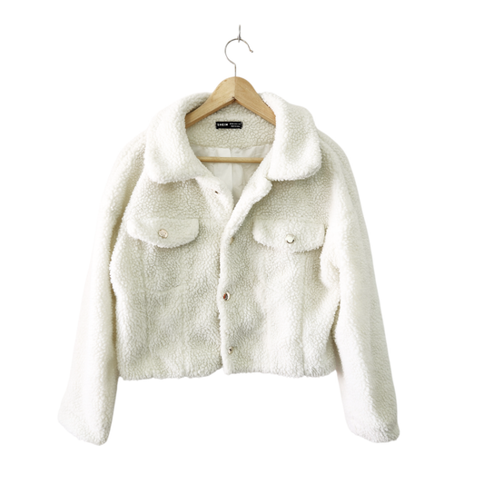 SHEIN | ג'קט פרוותי לאישה מידה XS