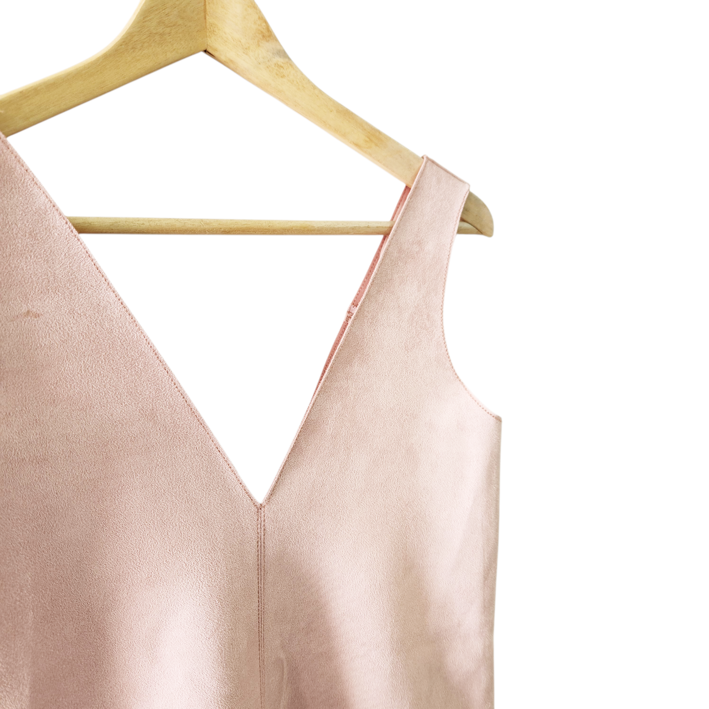 ZARA | שמלה קייצית צבע ורוד עתיק לאישה מידה S