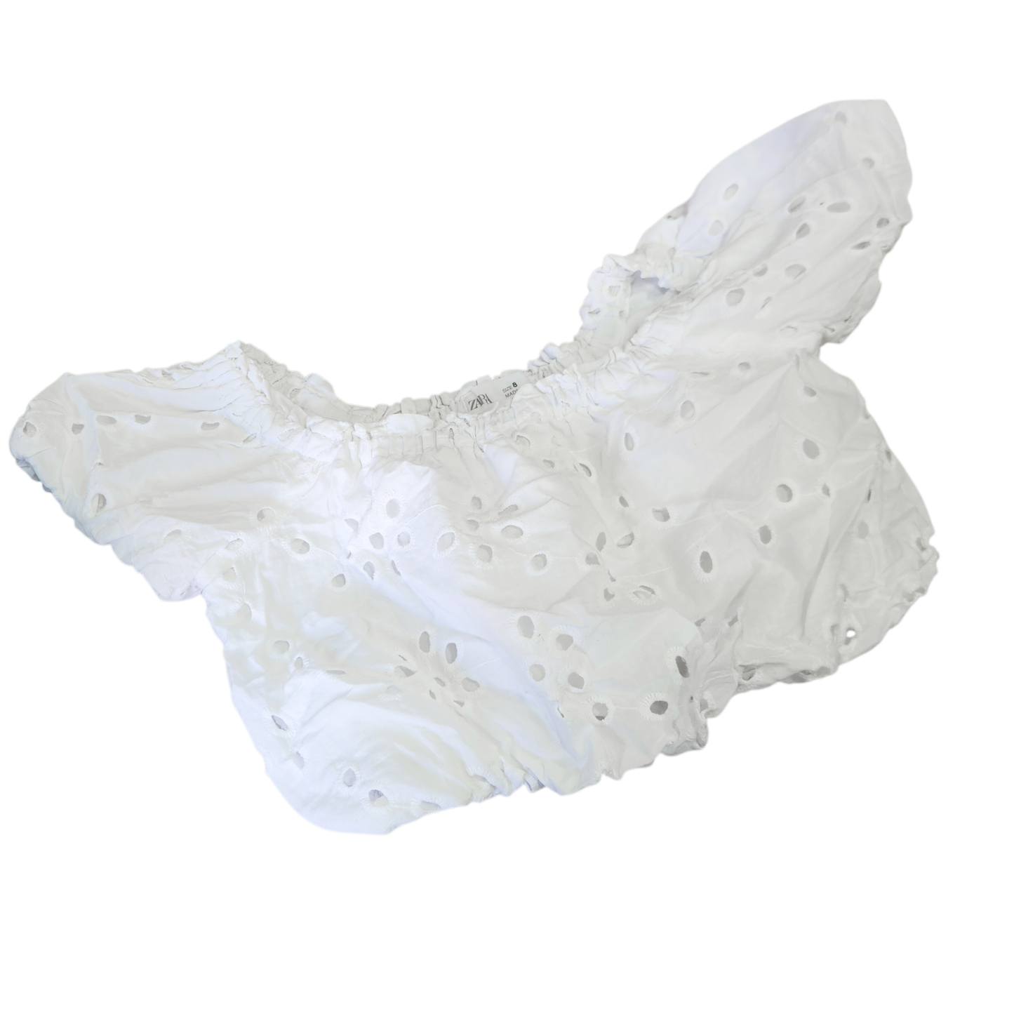 ZARA | חולצה קצרה לילדות גיל 8