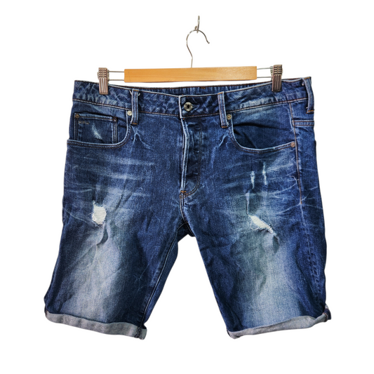 RAW 1 | ג'ינס קצר לגבר מידה 34 אינץ | 44 מידה אירופאית