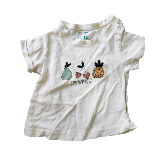 GOLF | חולצה קצרה לילדות גיל 6-12 חודשים