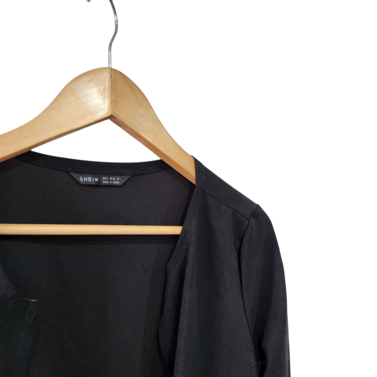SHEIN | עליונית צבע שחור לאישה מידה S
