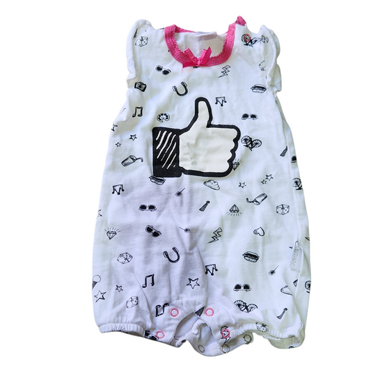 נוש נוש | אוברול קצר לתינוקות גיל 3-6 חודשים