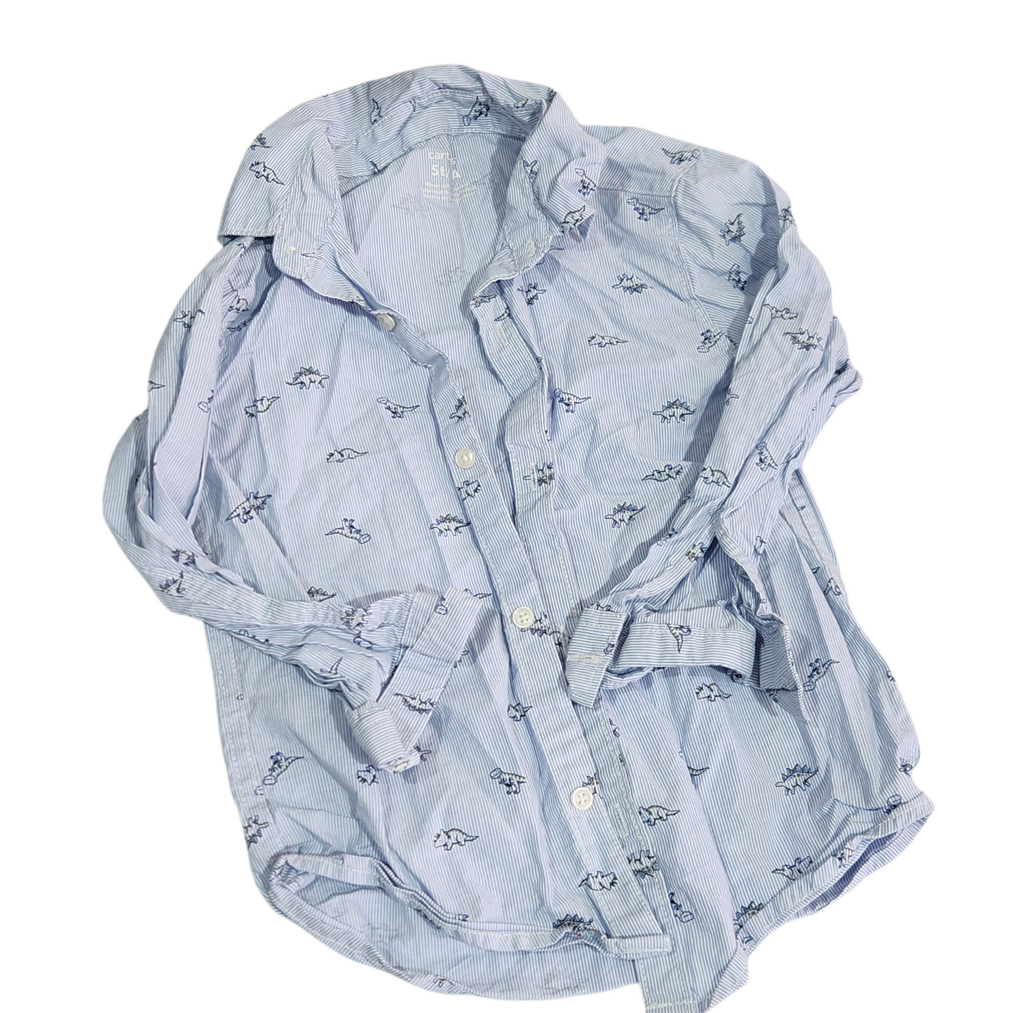 CARTER'S | חולצה ארוכה מכופתרת לילדים גיל 5