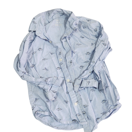 CARTER'S | חולצה ארוכה מכופתרת לילדים גיל 5