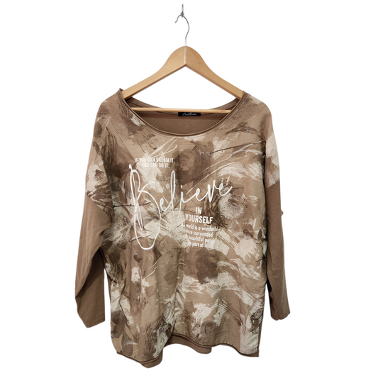 CICO BALLA | חולצה ארוכה דקה לאישה מידה XL