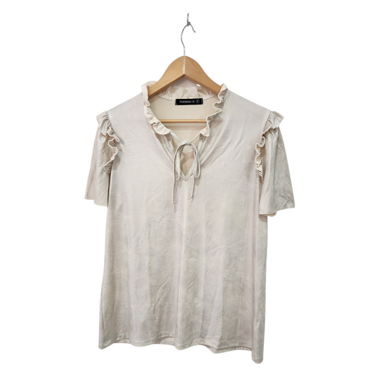 THOMAS D | חולצה קצרה לאישה מידה 2 M