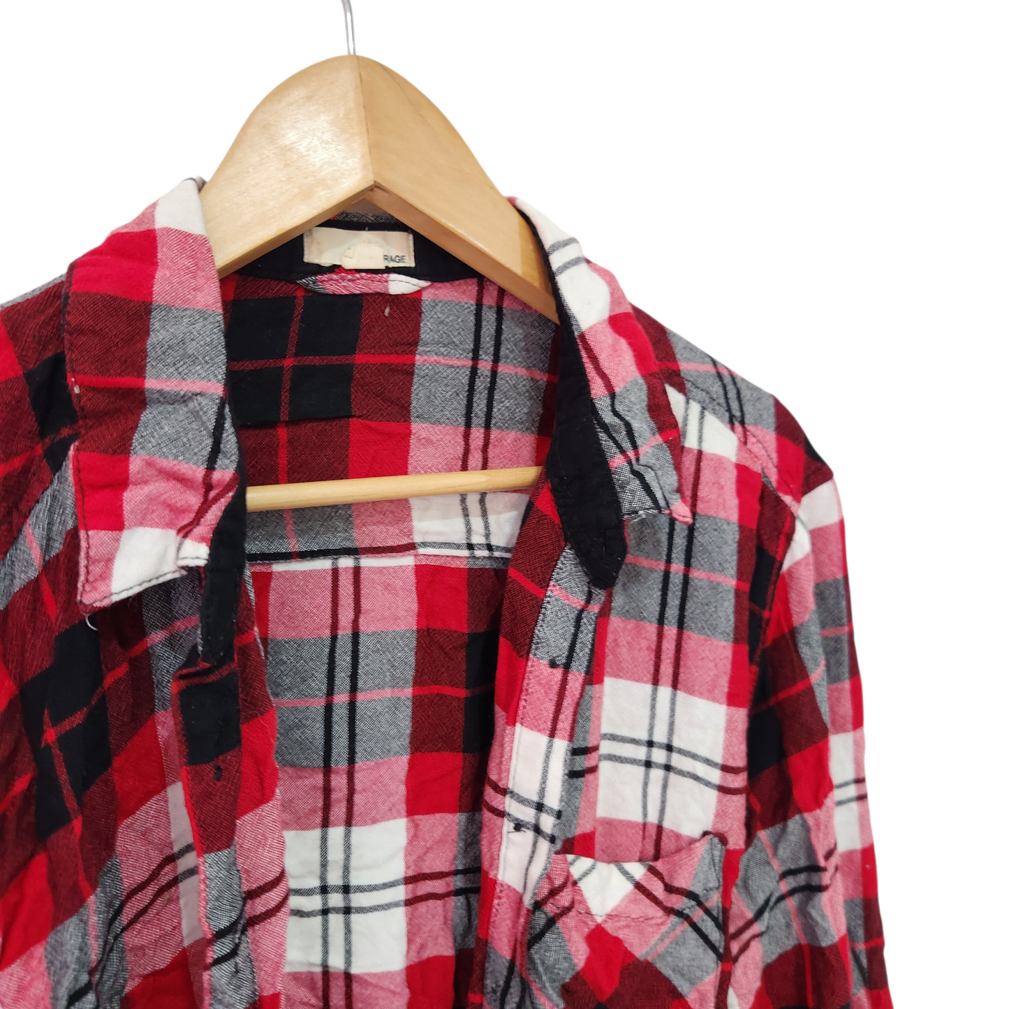 GARAGE | חולצה ארוכה מכופתרת לאישה מידה L