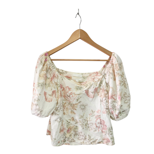 H&M | חולצה פרחונית לאישה מידה 38 M