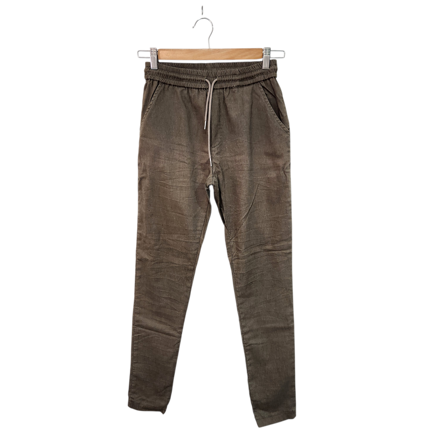 STUDIO PASHA | מכנסיים ארוכים צבע ירוק צבאי | לאישה מידה 34