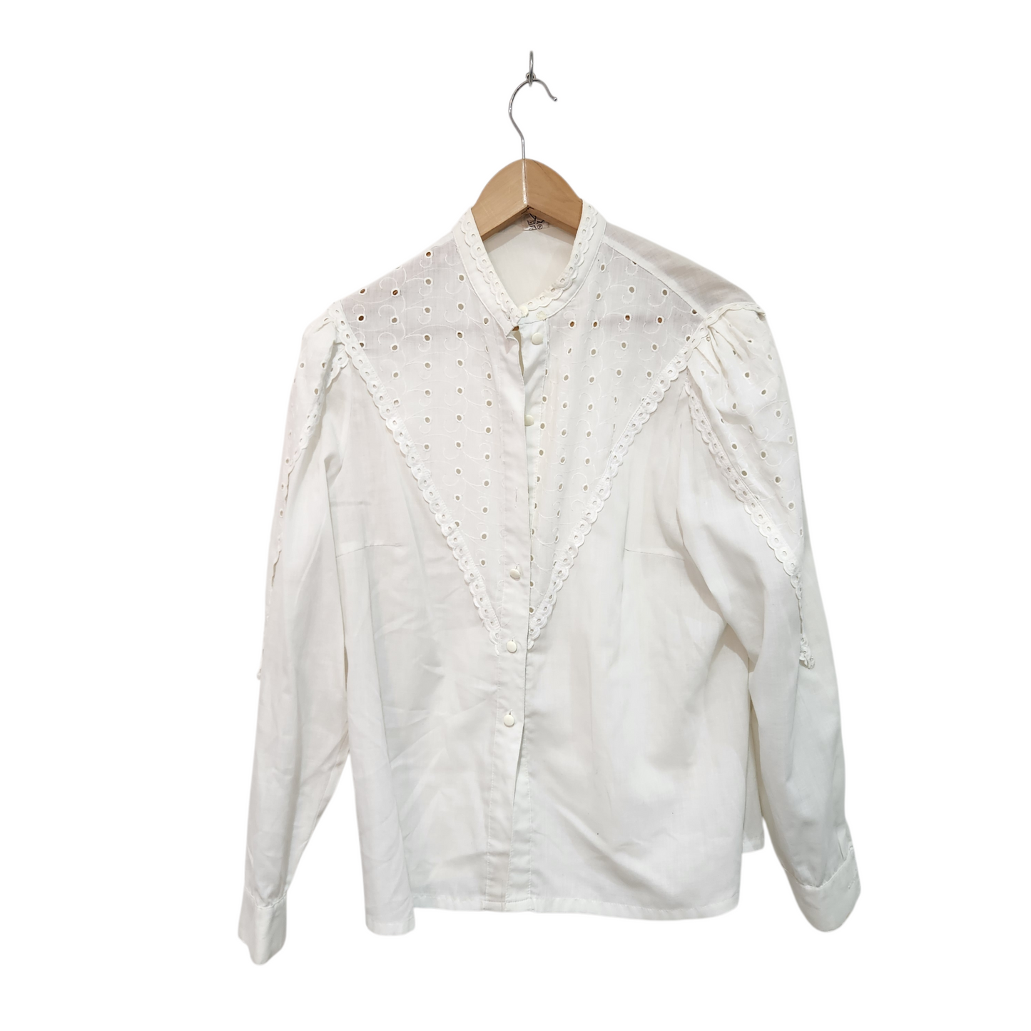 חולצת וינטג' מכופתרת לאישה מידה 42