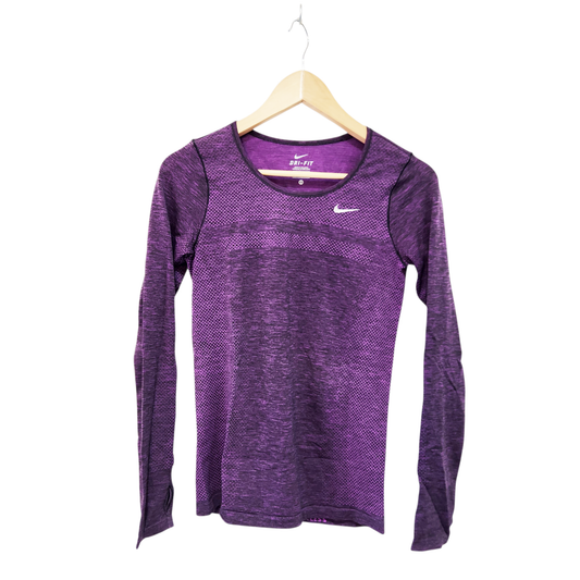 NIKE | DRI-FIT | חולצה ארוכה דקה לאישה מידה XS