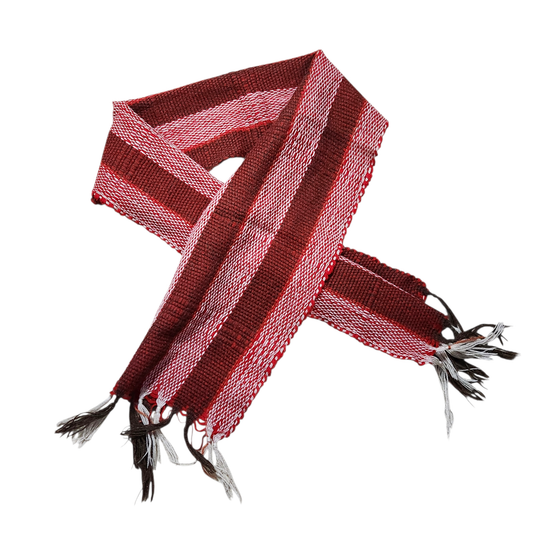 צעיף וינטג' סרוג עבודת יד