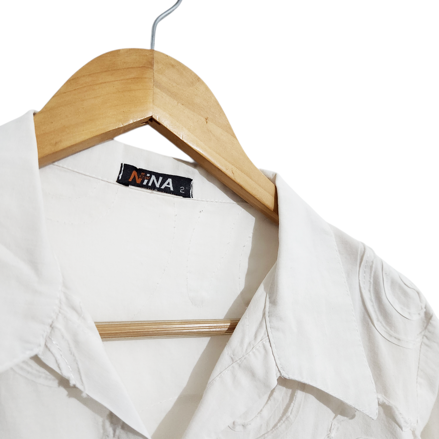 NINA | חולצה מכופתרת לאישה מידה 2 M