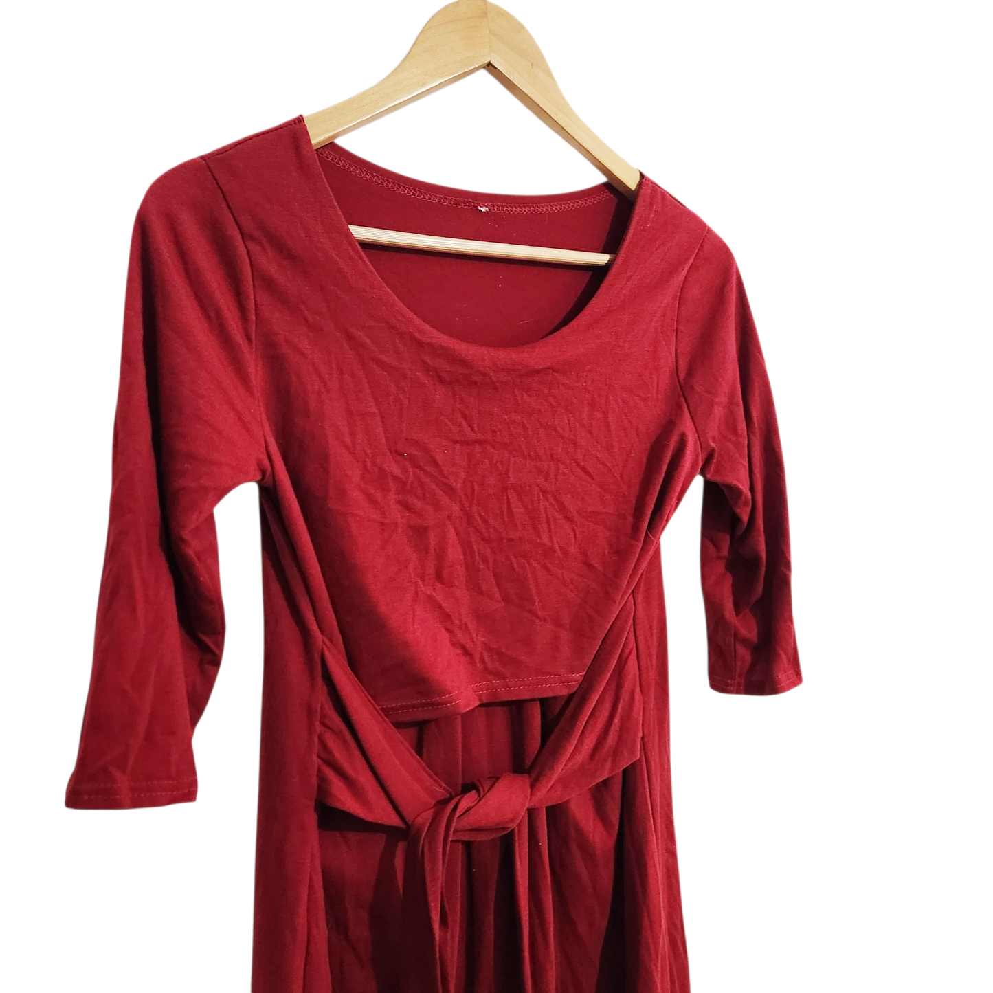 שמלה ארוכה דקה צבע אדום | לאישה מידה L