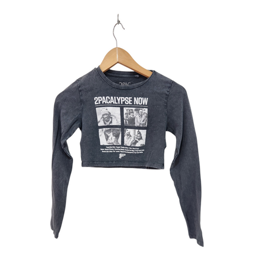 2PAC | חולצה ארוכה קרופ לאישה מידה S