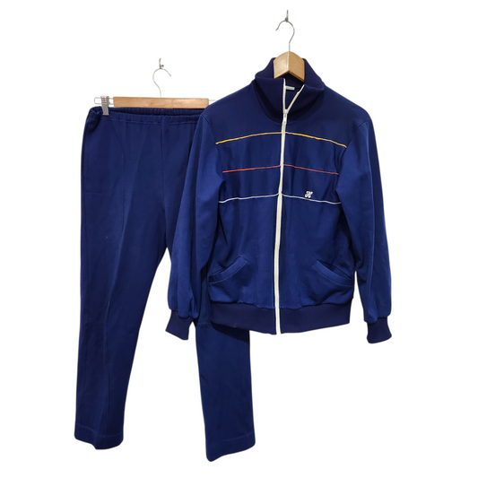 הרטה | חליפת וינטג צבע כחול | לאישה מידה L