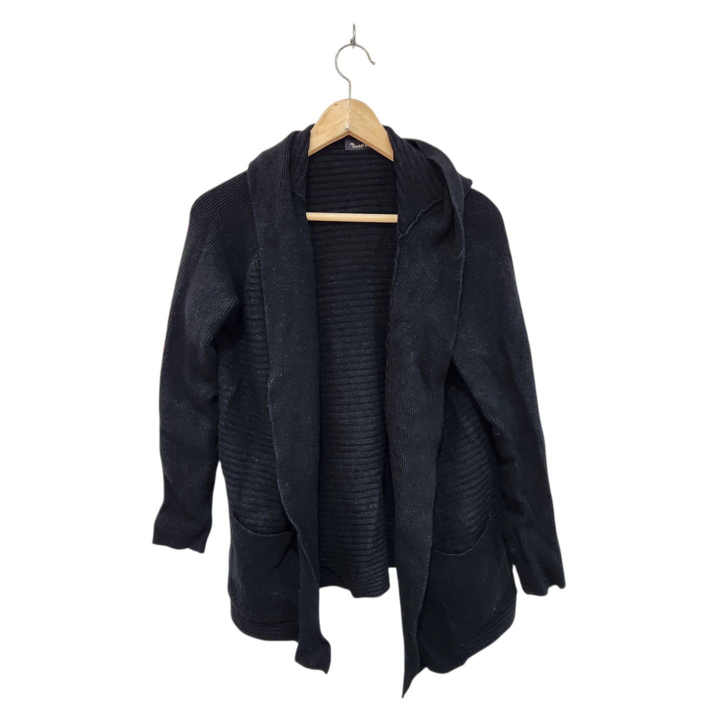 SWEET MA.LIA | עליונית סריג צבע שחור | לאישה מידה L/XL