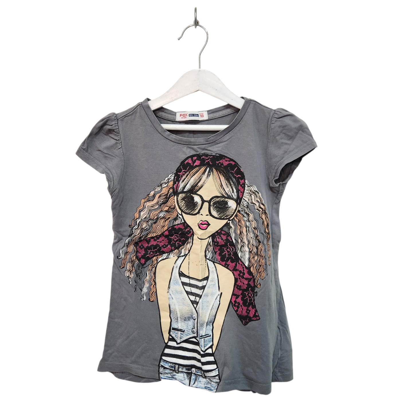 FOX | חולצה קצרה לילדות גיל 10