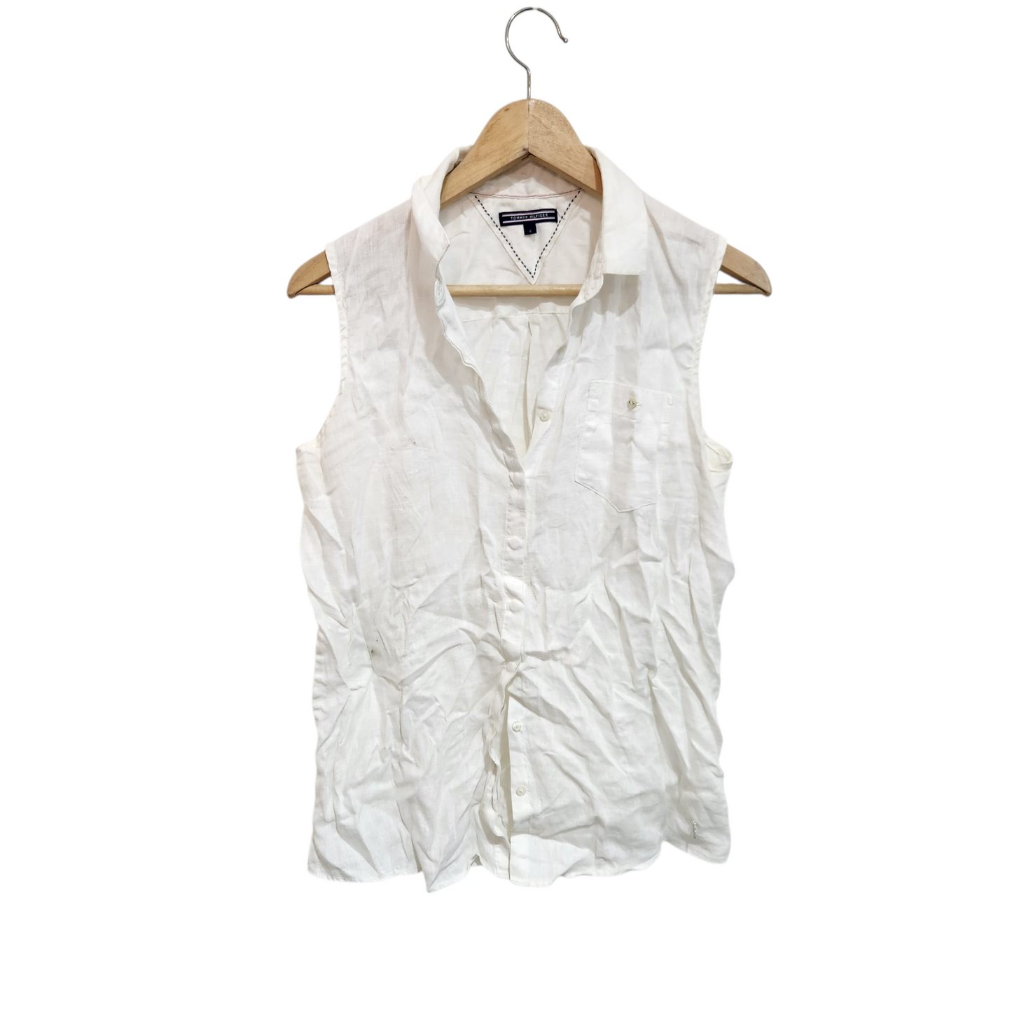 TOMMY HILFIGER | גופיה לאישה מידה 36 | מוכתמת