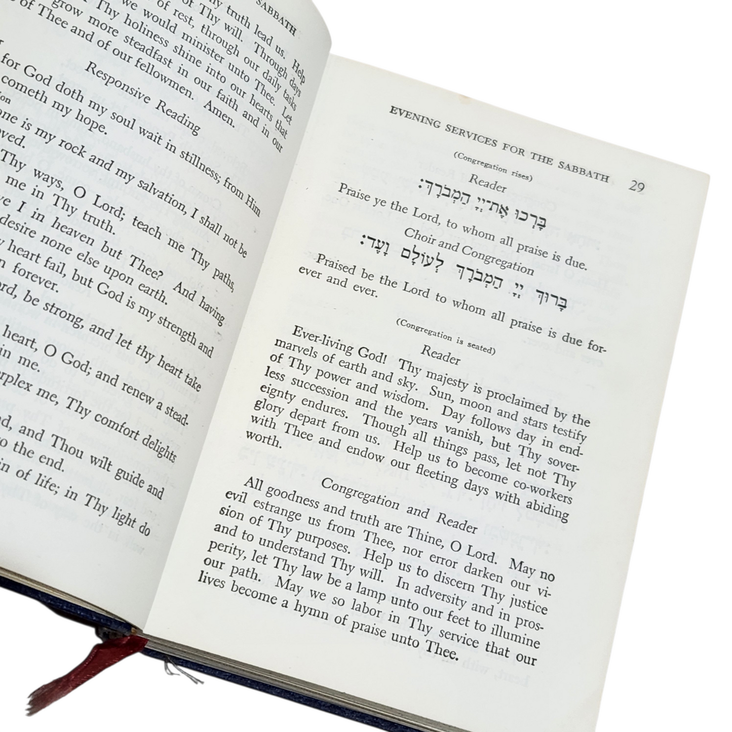 Union Prayer Book (Volume I) - Central Conference of American Rabbis (CCAR)