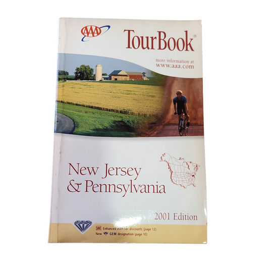 AAA TourBook – New Jersey & Pennsylvania (2001 Edition)