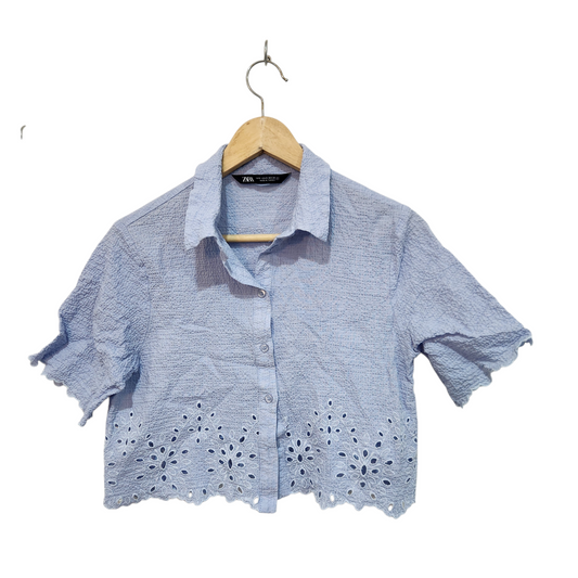 ZARA | חולצה קצרה לאישה מידה S