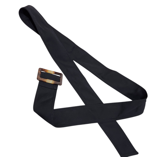 חגורת בד בצבע שחור