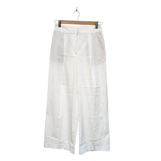 ZARA | מכנסיים ארוכים צבע לבן | לאישה מידה XS