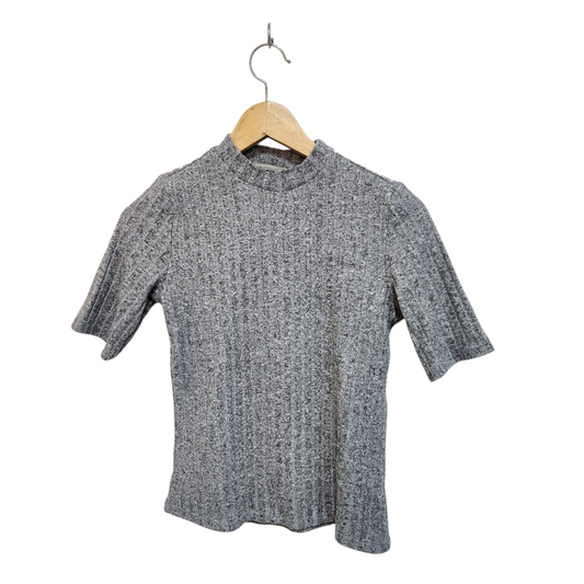 TAMNOON | חולצה קצרהה צבע אפור | לאישה מידה S