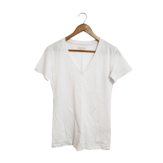 HOODIES | חולצה קצרה צבע לבן | לאישה מידה S