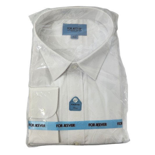 FOR EVER | חולצה מכופתרת חדשה | לגבר מידה 18.5 | XL| 100% כותנה