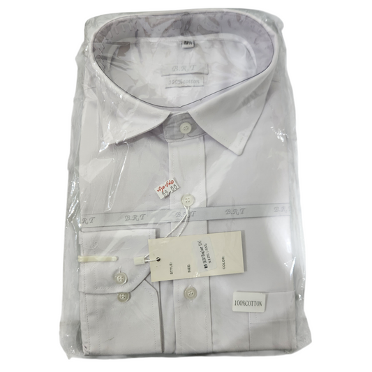 B.R.T | חולצה מכופתרת חדשה | לגבר מידה 19.5 | XXL | 100% כותנה