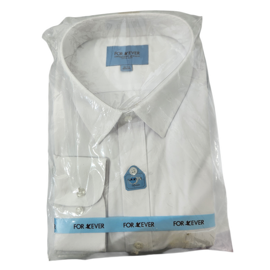 FOR XEVER | חולצה מכופתרת חדשה לגבר מידה 18.5 XXL