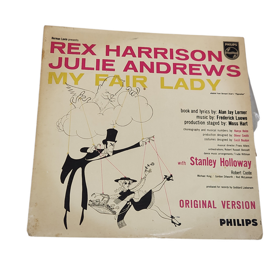 My Fair Lady – פסקול מקורי | Rex Harrison & Julie Andrews | תקליט וינטג’ Philips