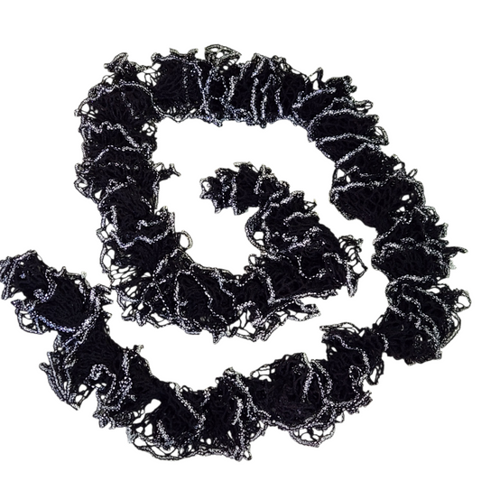 צעיף סרוג מעוצב עבודת יד