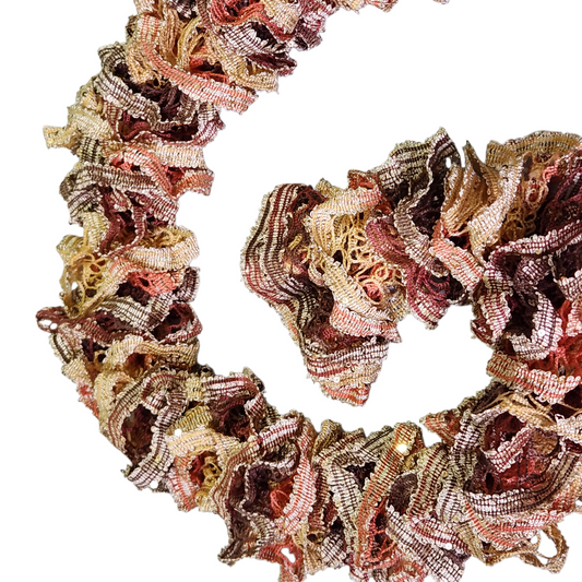 צעיף סרוג מעוצב עבודת יד