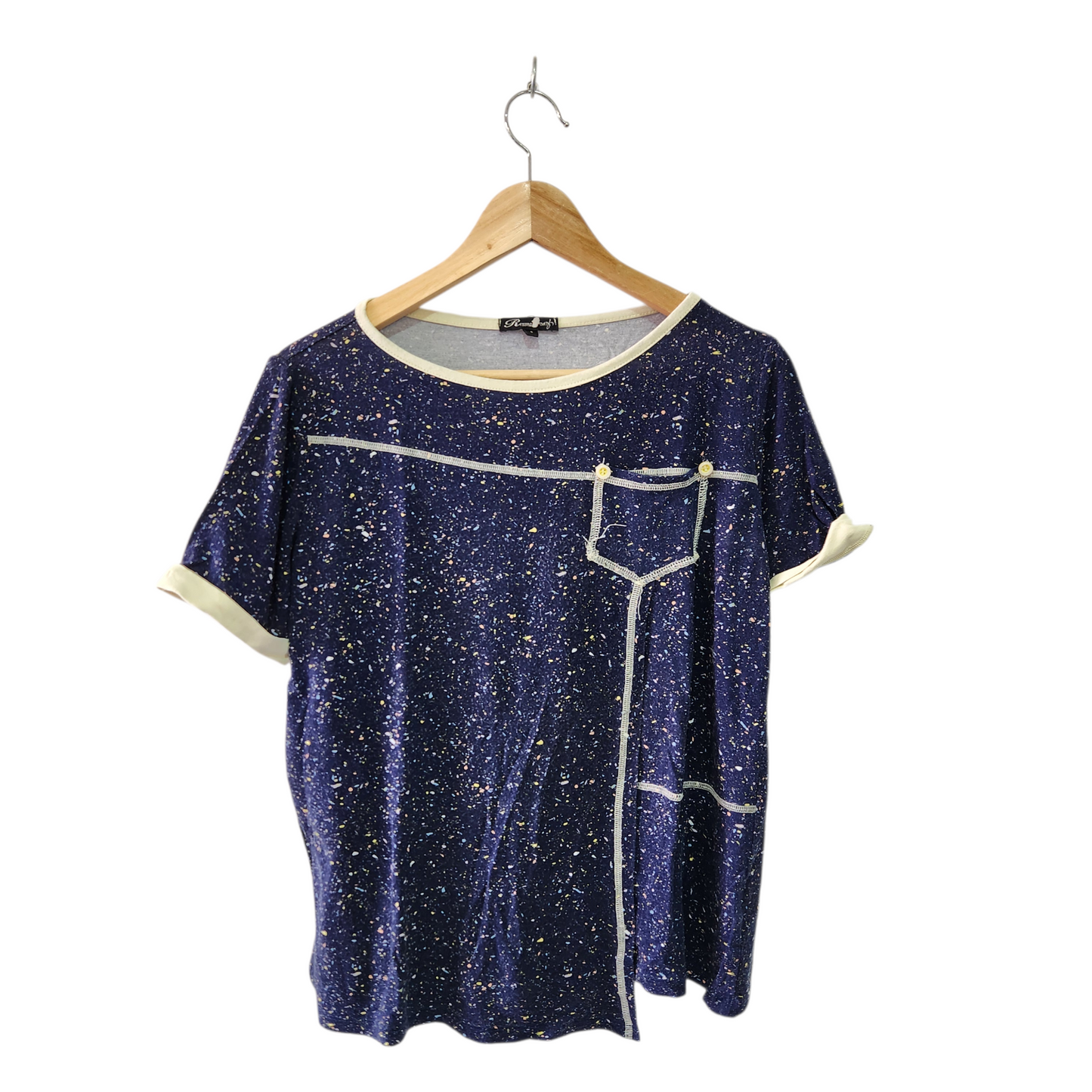 REUMA רעומה | חולצה קצרה וינטג' לאישה מידה L