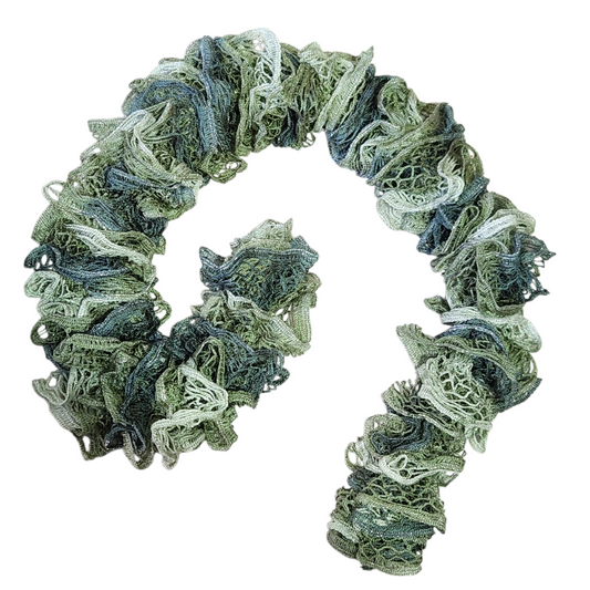 צעיף סרוג מעוצב עבודת יד