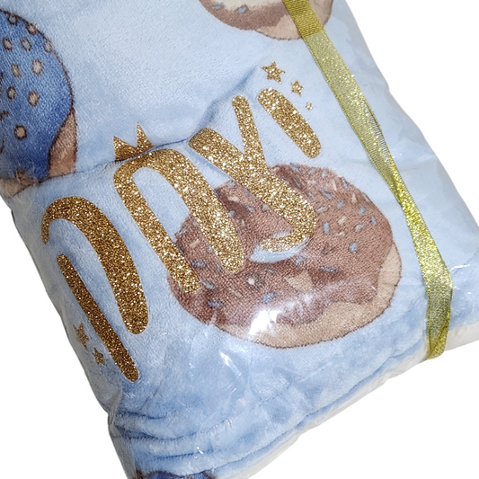 יצחק - שמיכת פליז חדשה לילדים