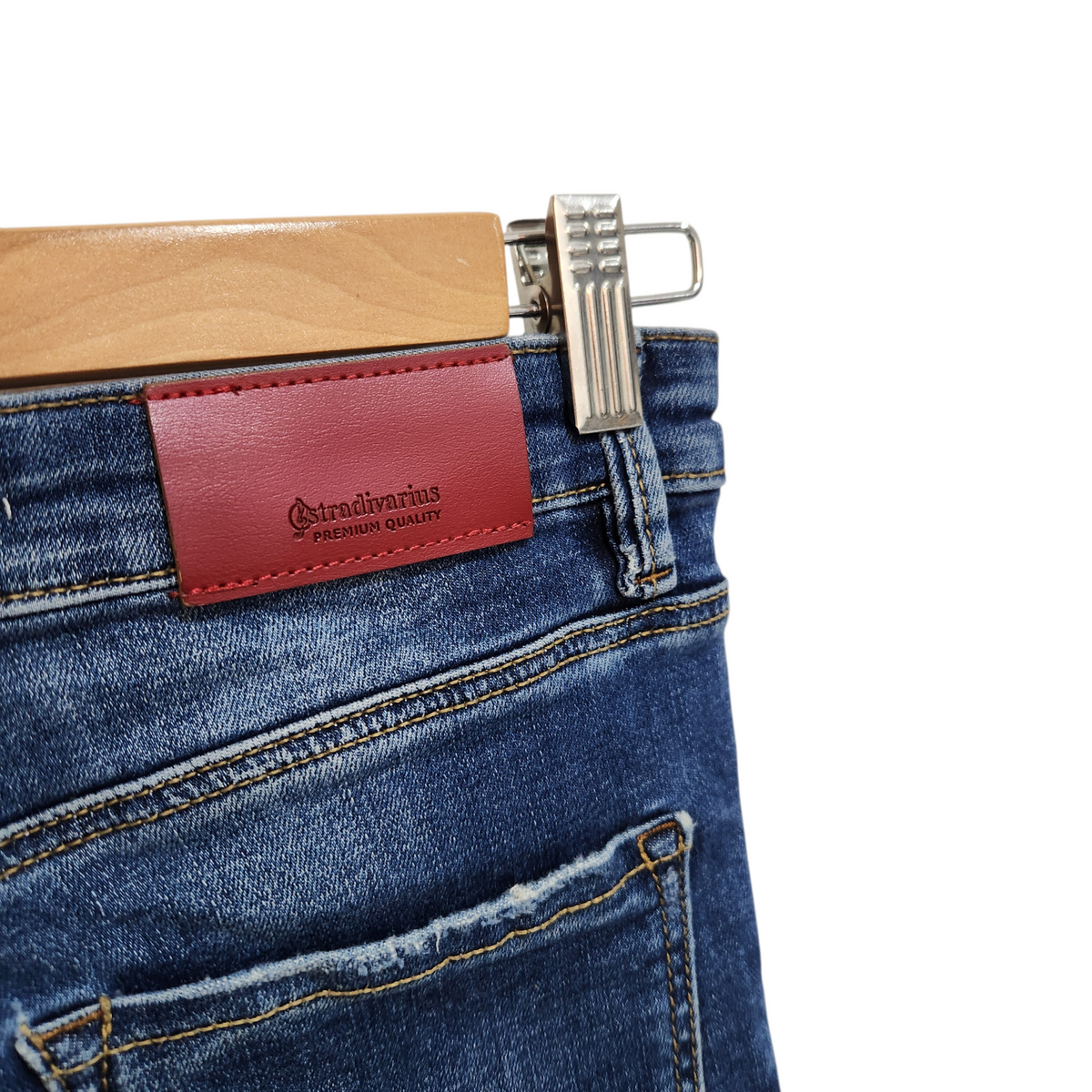 STRADIVARIUS | SUPER HIGHT WAIST | ג'ינס סקיני גבוה לאישה מידה 36 S