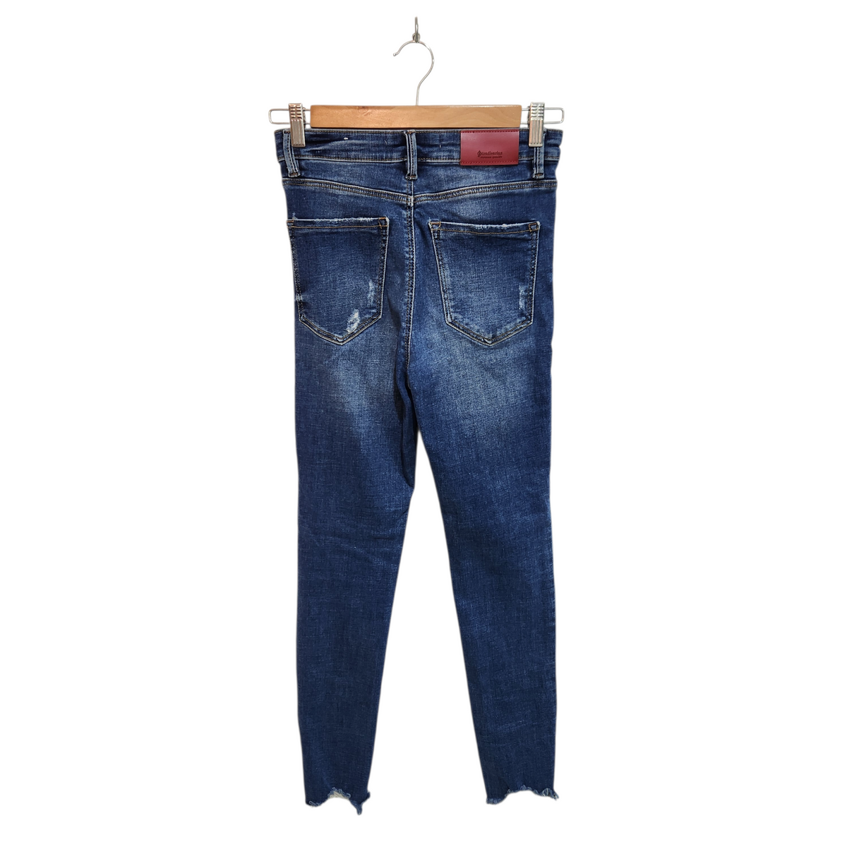 STRADIVARIUS | SUPER HIGHT WAIST | ג'ינס סקיני גבוה לאישה מידה 36 S