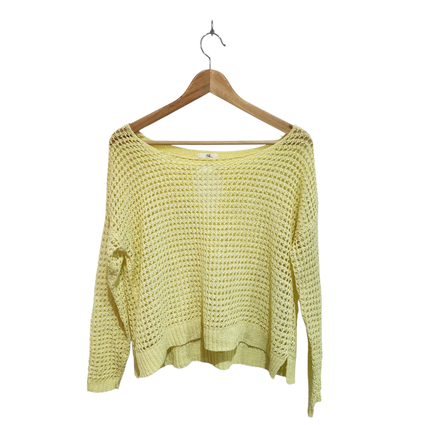 חולצת סריג צהובה לאישה מידה L | B2 beautiful