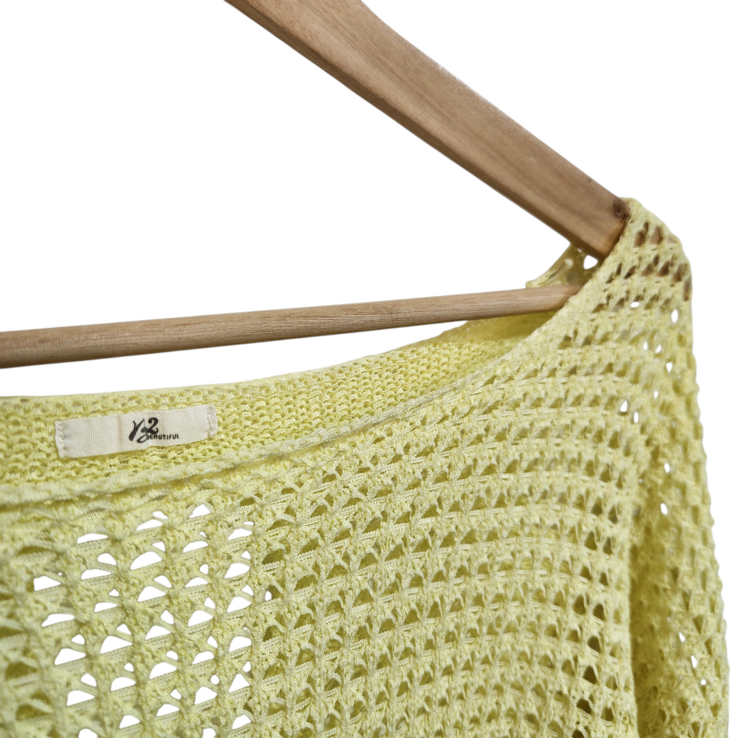 חולצת סריג צהובה לאישה מידה L | B2 beautiful