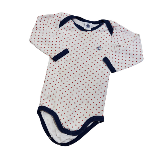 PETIT BATEAU | בגד גוף לתינוקות גיל 6-12 חודשים