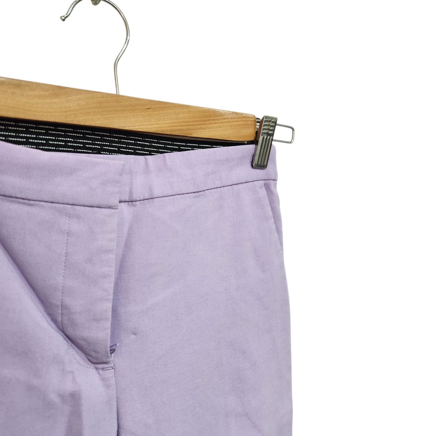 ZARA | מכנסיים ארוכים צבע סגול לאישה מידה S