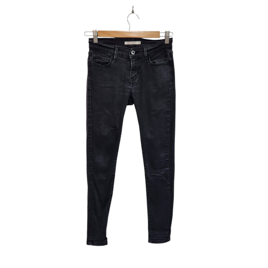 LEVI'S | ג'ינס סופר סקיני צבע שחור | לאישה מידה 26 אמריקאית | 36 אירופאית